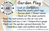 Literacy All Around - Garden Play